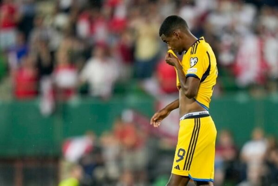 Alexander Isak og Sverige gikk på et sjokktap. Her fra en landskamp i 2023.