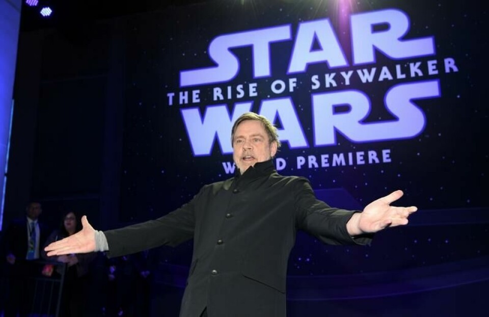 Mark Hamill kjent som Luke Skywalker i «Star Wars» flyktet fra flammene. Mark Hamill kjent som Luke Skywalker i «Star Wars» flyktet fra flammene. Foto: Chris Pizzello / AP / NTB