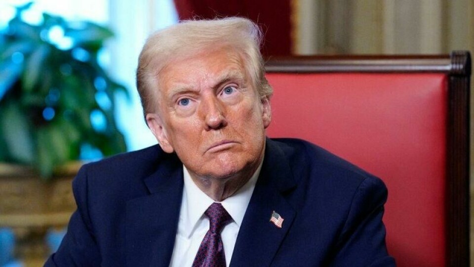 USAs president Donald Trump.
