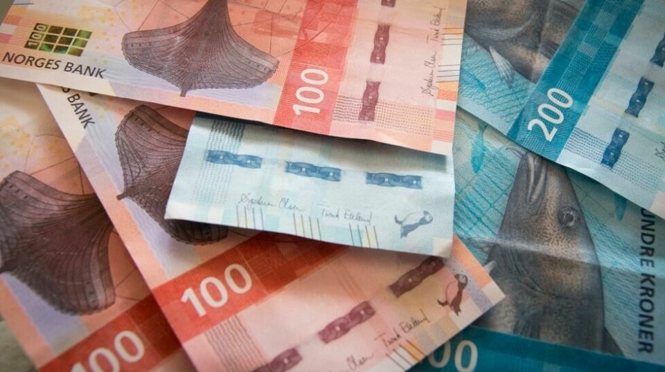 Mange nordmenn har penger i banken.