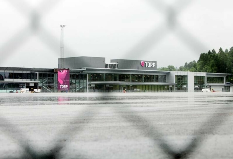 Torp flyplass. Foto: Peder Gjersøe / NTB