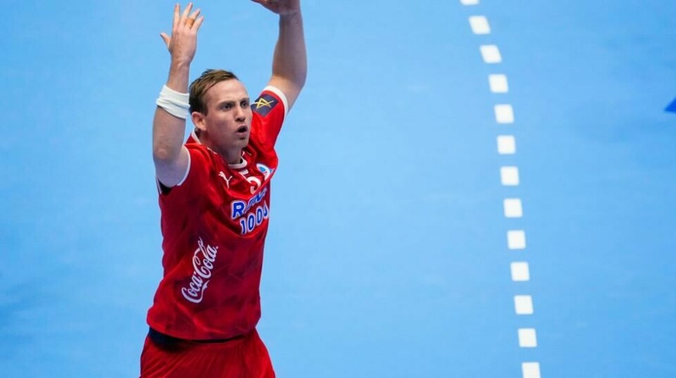 Sander Sagosen slet med avslutningene da Kolstad tapte for Magdeburg i Champions League. Foto: Ole Martin Wold / NTB