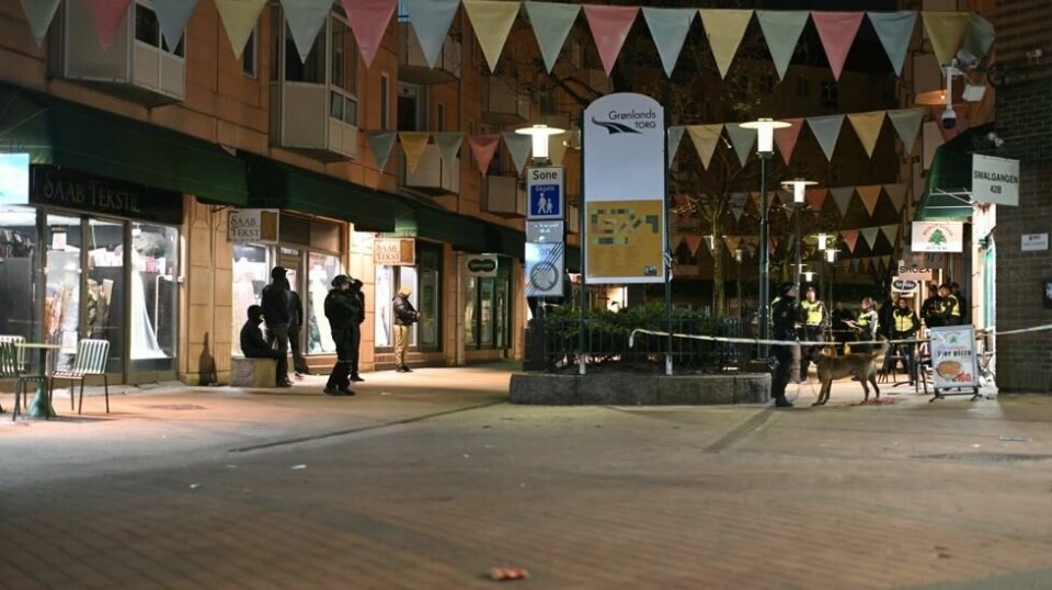 En mann i 20-årene ble skutt ved en kebabrestaurant på Grønland i Oslo natt til 28. april. Foto: Martin Solhaug Standal / NTB