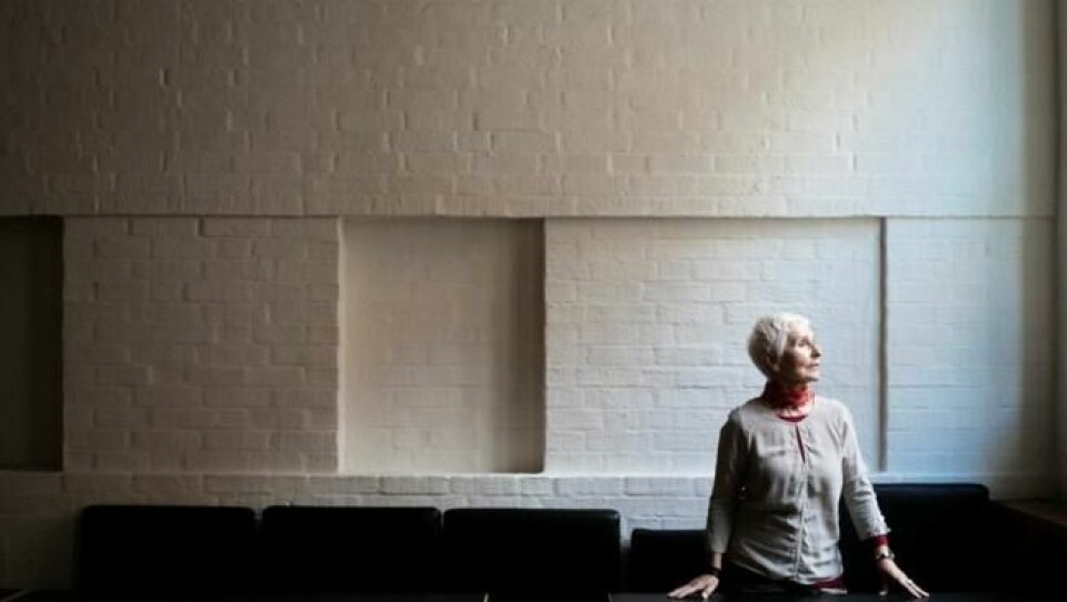 – Gud bevare prevensjon og studielånet, sier Herbjørg Wassmo, i dag, som hun alltid sa det til elevene sine da hun var lærer. Foto: Wanda Nathalie Nordstrøm – Gud bevare prevensjon og studielånet, sier Herbjørg Wassmo, i dag, som hun alltid sa det til elevene sine da hun var lærer. Foto: Wanda Nathalie Nordstrøm
