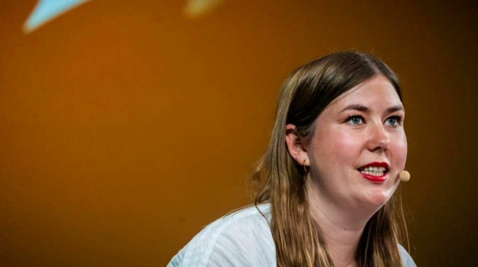 AUF og AUF-leder Astrid Hoem tar dissens om leteområder i programkomiteens forslag til nytt partiprogram for Arbeiderpartiet. Foto: Ole Berg-Rusten / NTB