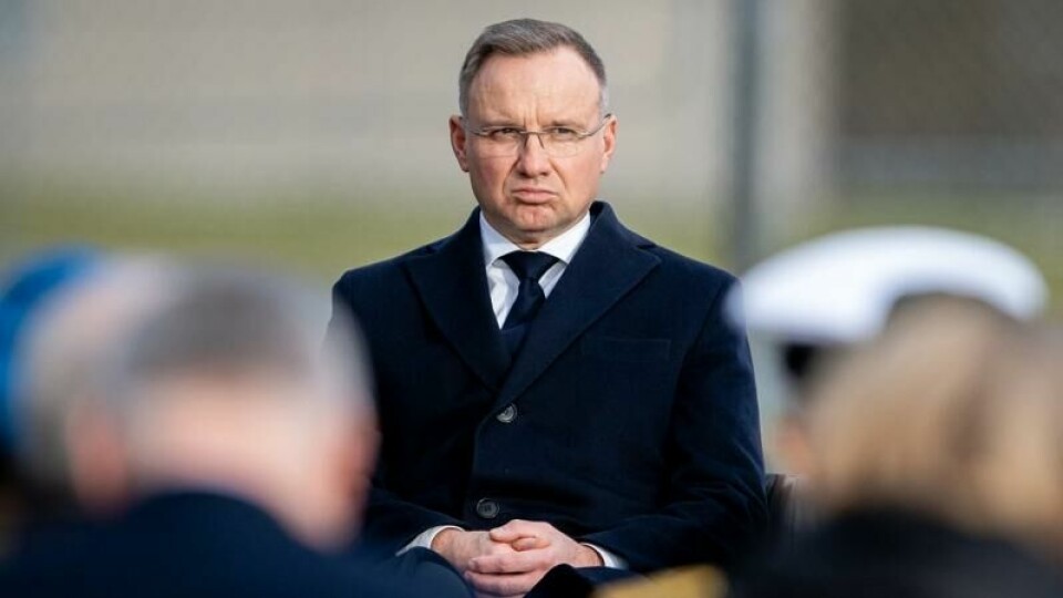 Polens president Andrzej Duda advarer mot å gjenoppta importen av russisk gass gjennom Nord Stream-rørledningene.