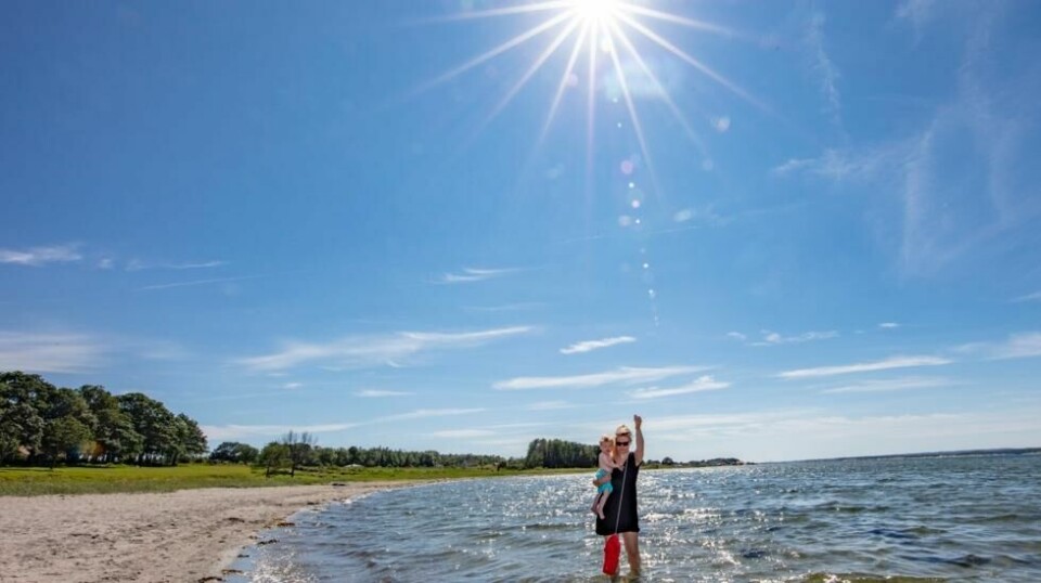 Det blir sol og svært varmt flere steder i Sørlandet denne uken. Foto: Geir Olsen / NTB