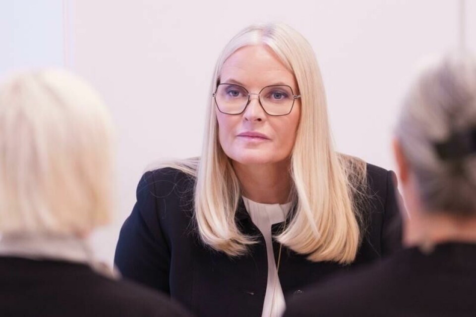 Kronprinsesse Mette-Marit er tilbake på jobb etter å ha måttet avlyse oppdrag tidligere denne uken på grunn av forkjølelse.