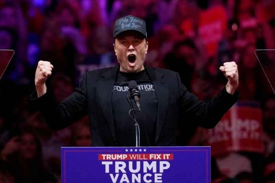 Elon Musk har gjennom valgkampen vært en viktig støttespiller for Donald Trump.