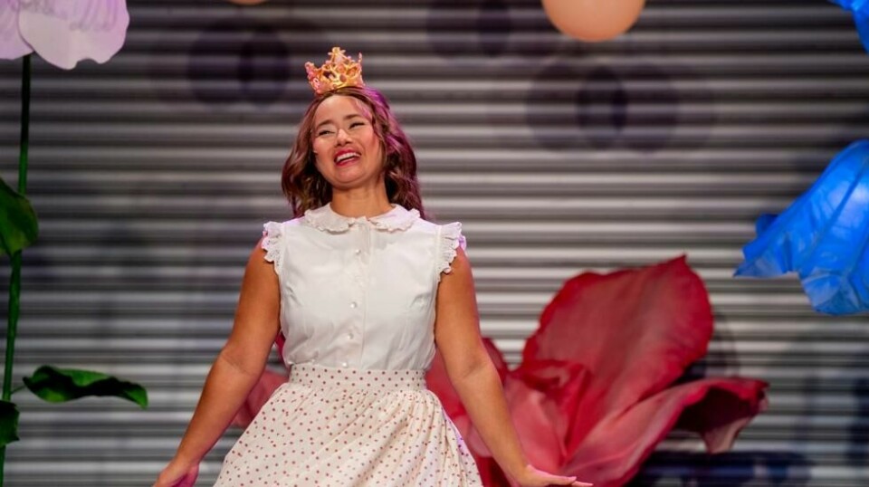 Andrea Rymoen har hovedrollen i «Jakten på Prinsessa», som er Riksteatrets nye familiemusikal. Foto: Fredrik Varfjell / NTB