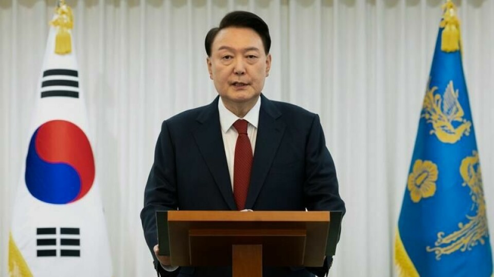 Sør-Koreas suspenderte president Yoon Suk-yeol.