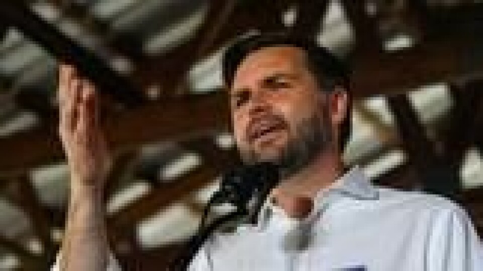 J.D. Vance er Donald Trumps visepresidentkandidat. J.D. Vance er Donald Trumps visepresidentkandidat. Foto: NTB / AFP