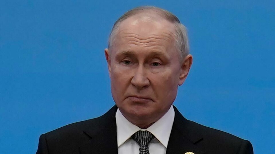 President Vladimir Putin holder en tale i Beijing, onsdag 18. oktober 2023. Illustrasjonsfoto.