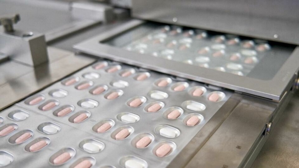 Bildet viser Pfizers coronavirus-pille som etter planen skal brukes til behandling mot covid-19. Bildet viser Pfizers coronavirus-pille som etter planen skal brukes til behandling mot covid-19. Foto: Pfizer/Reuters/NTB