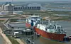 Gassfrakteren Excelsior ved shippinganlegget Freeport, Texas, i USA. Foto: Freeport LNG Development, L.P.