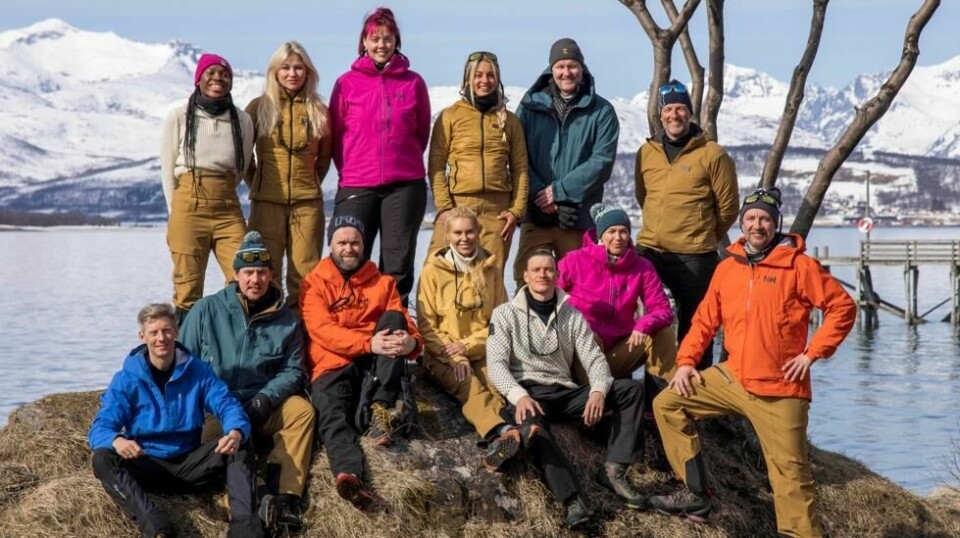 Dette er de tolv kjendisene som skal kjempe i det 25 året med av 71 grader nord.