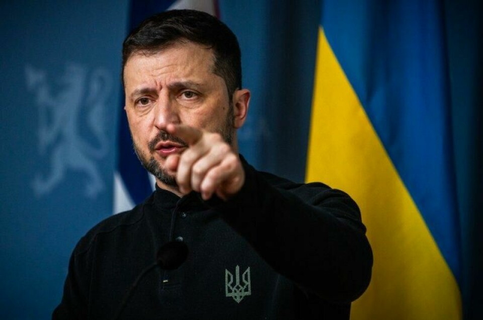 Ukrainas president Volodymyr Zelenskyj Ukrainas president Volodymyr Zelenskyj Foto: Ole Berg-Rusten / NTB