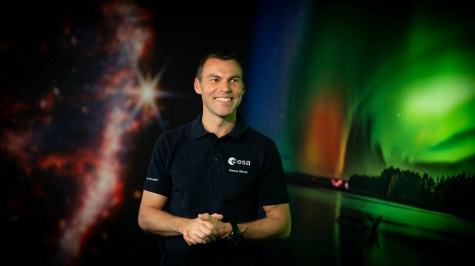 Svensknorske Marcus Wandt er på vei til Den internasjonale romstasjonen (ISS). Foto: Pontus Lundahl / TT / NTB