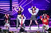 Et av de mest kjente trekkene ved K-pop er den synkroniserte dansen. Foto: ANTHONY WALLACE / AFP