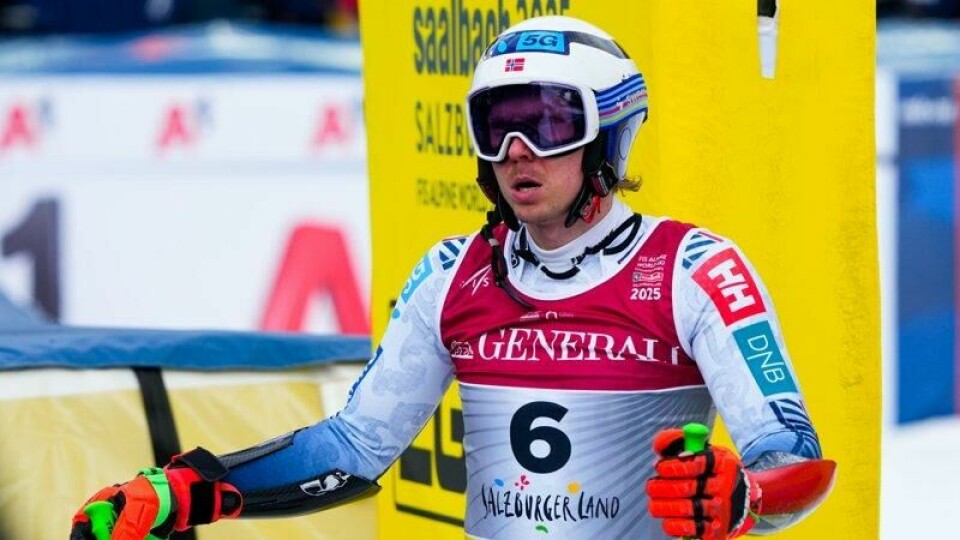Henrik Kristoffersen fikk det ikke helt til å stemme i fredagens storslalåm i VM.