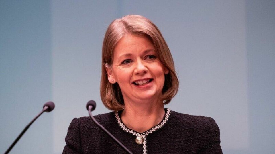 Viktig, men ikke avgjørende: Sentralbanksjef Ida Wolden Bache setter styringsrenten, men yielden for rentepapirer fastsettes i finansmarkedene.