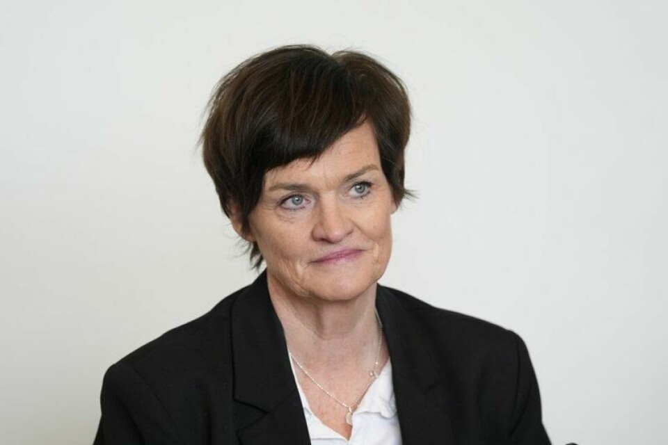 Mette Yvonne Larsen (Bistandsadvokat) under oppstarten i straffesaken mot Gjert Ingebrigtsen.