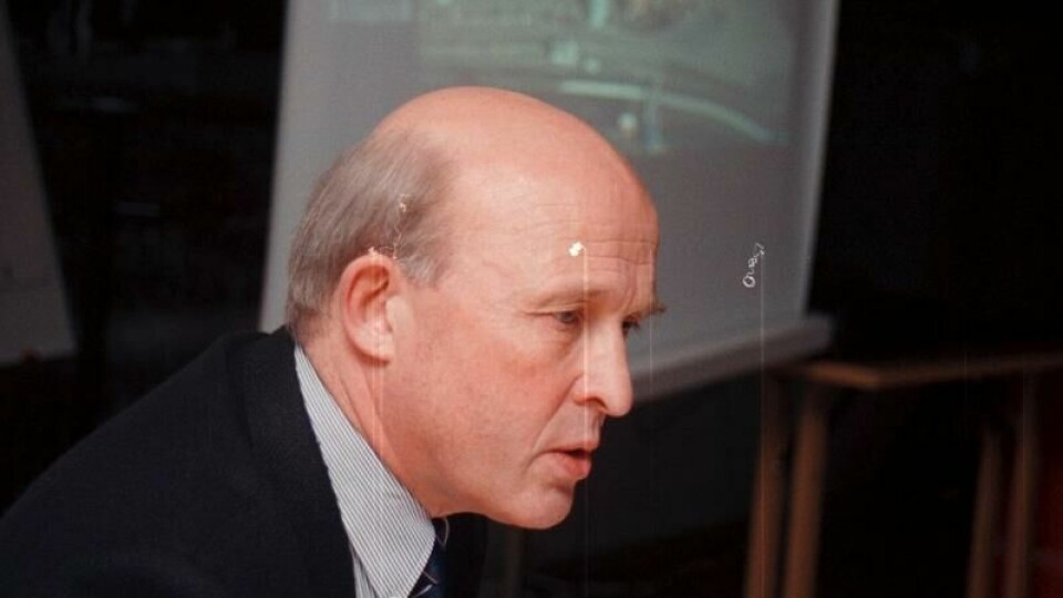 Generalsekretær i Norges Fotballforbund Trygve Bornø i et bilde fra 1997.