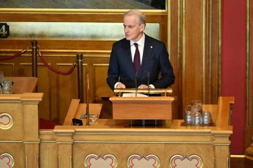 Statsminister Jonas Gahr Støre (Ap) redegjorde for regjeringens politikk i Stortinget onsdag.