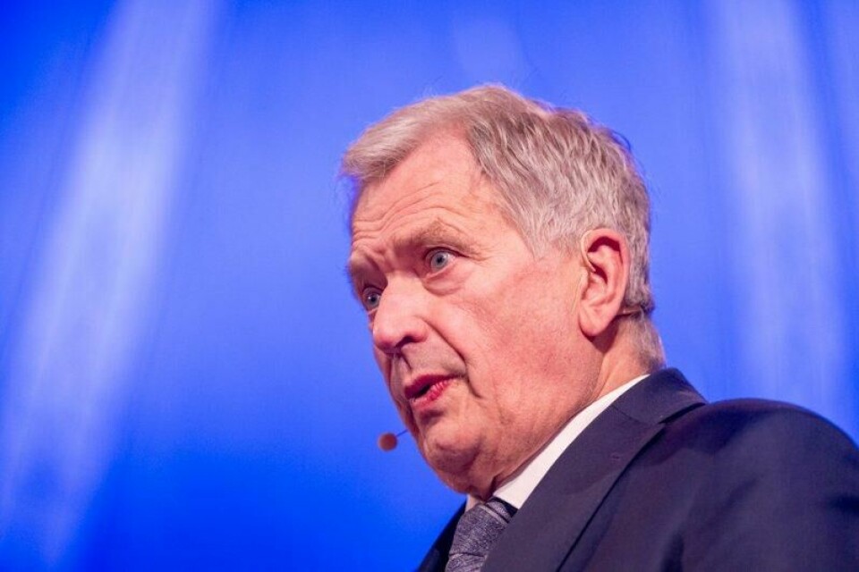 Finlands tidligere president Sauli Niinistö.