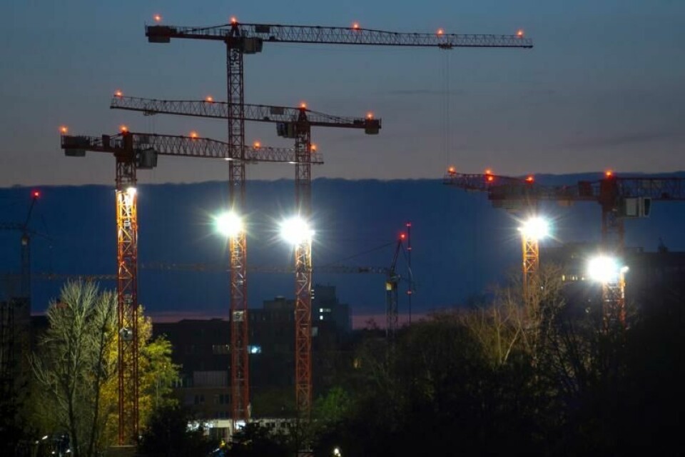 Reduserte investeringer i byggevirksomhet bidro til å dra ned veksten i tysk økonomi i tredje kvartal, som endte med en marginal oppgang på 0,1 prosent.