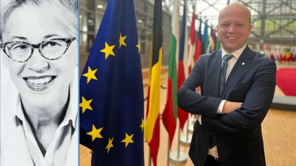 Senterpartiet stopper det meste fra EU selv om det vil gjøre tilværelsen bedre for norske borgere, skriver Siri Sletner. Her er Sp-leder og finansminister Trygve Slagsvold Vedum på plass i Brussel i forbindelse med et finansministermøte.