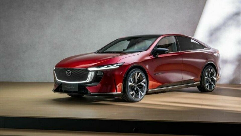 Den nye elbilen Mazda6e.