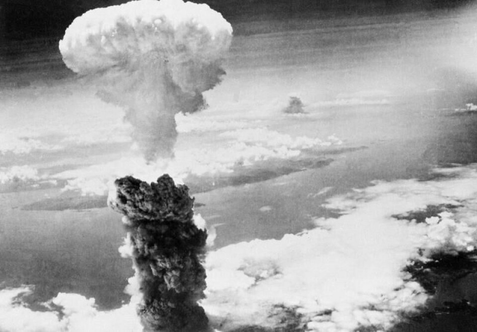 40.000 mennesker ble drept og store deler av byen ødelagt da Fat Man traff Nagasaki 9. august 1945. Photo, File 40.000 mennesker ble drept og store deler av byen ødelagt da Fat Man traff Nagasaki 9. august 1945. Foto: AP Photo, File Foto: AP