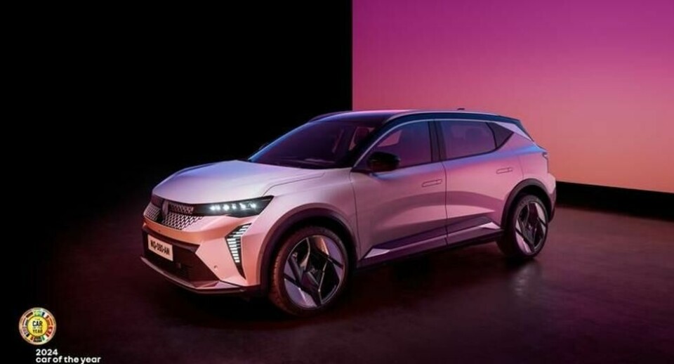 Renault Scenic E-Tech er kåret til «Årets bil i Europa». Ifølge fagjuryen bestående av 58 biljournalister i 22 land, er den bedre enn BMW 5 Serie/i5, Peugeot 3008/e-3008, Kia EV9, Volvo EX30, BYD Seal og Toyota C-HR. Renault Scenic E-Tech er kåret til «Årets bil i Europa». Ifølge fagjuryen bestående av 58 biljournalister i 22 land, er den bedre enn BMW 5 Serie/i5, Peugeot 3008/e-3008, Kia EV9, Volvo EX30, BYD Seal og Toyota C-HR. Foto: Renault