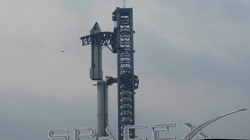 Starship forberedes til oppskyting i Texas. Foto. Eric Gay / AP / NTB