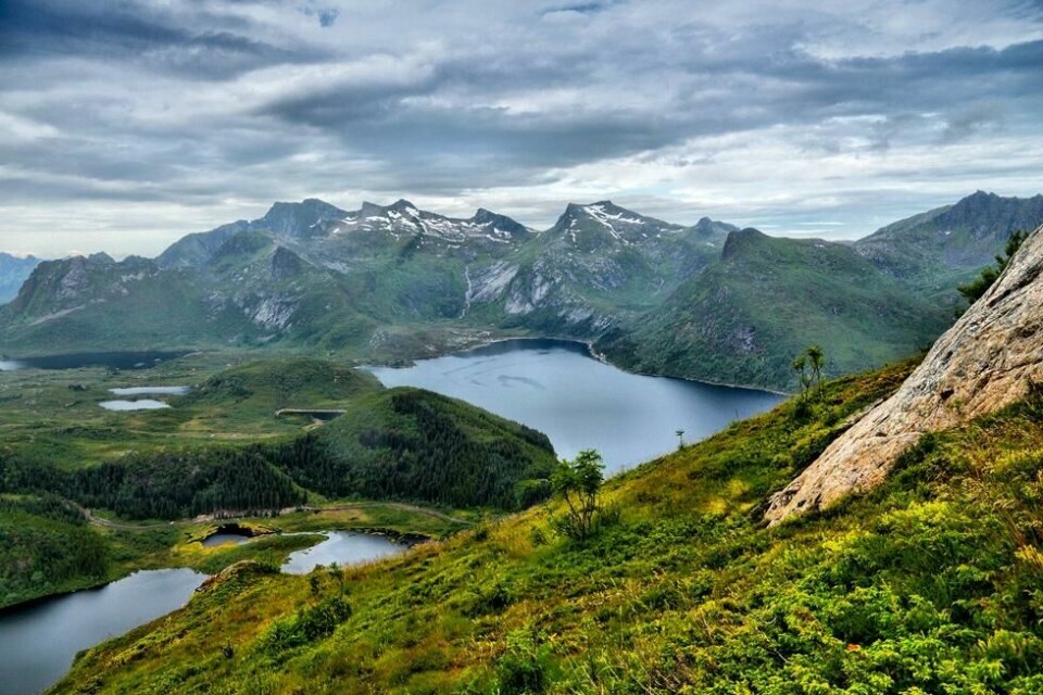 Tjeldbergtinden. Tjeldbergtinden. Foto: iStock