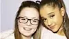 Georgina Callander (18) er blant dødsofrene etter terroren i Manchester. Her er hun avbildet sammen med Ariana Grande. Foto: skjermdump instagram