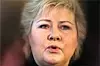 Statsminister Erna Solberg (H) samlet Frp, Venstre og KrF til nytt budsjettmøte mandag kveld. Foto: Foto: Vidar Ruud / NTB scanpix