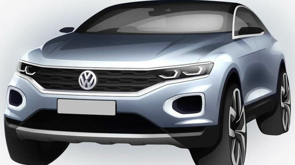 Det er bare en drøy måned til VW lanserer sin aller første crossover, T-Roc. Nå har de sluppet to skisser av den spennende nyheten.