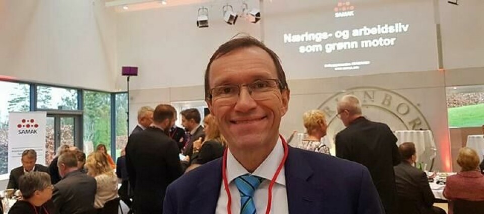 ESPEN BARTH EIDE: Deltok 29. januar på Samak-toppmøtet for nordiske sosialdemokratiske partier og fagbevegelse, der temaet var rettferdig klimapolitikk. ESPEN BARTH EIDE: Deltok 29. januar på Samak-toppmøtet for nordiske sosialdemokratiske partier og fagbevegelse, der temaet var rettferdig klimapolitikk. Foto: Thomas Vermes / ABC Nyheter