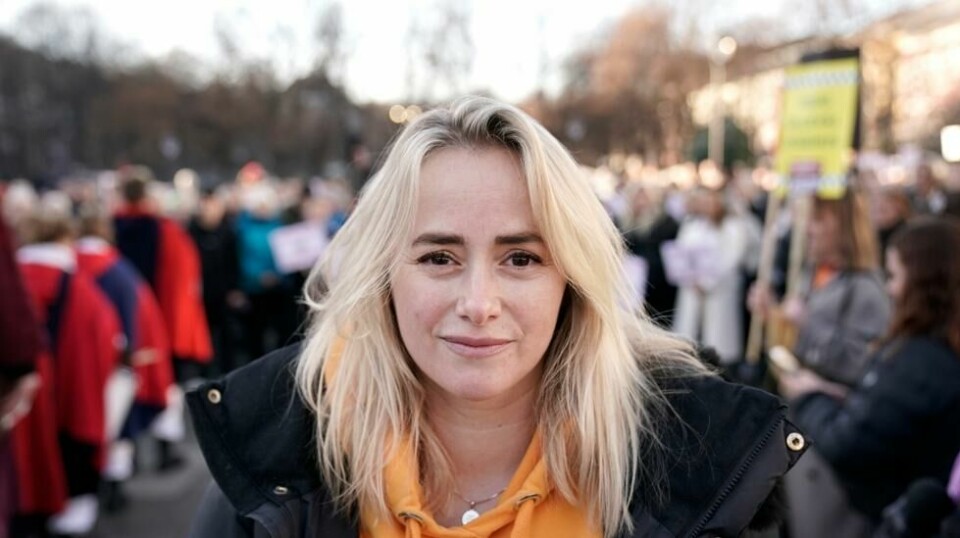Tale Maria Krohn Engvik, kjent som Helsesista, går ut mot NRK. (Stian Lysberg Solum / NTB)