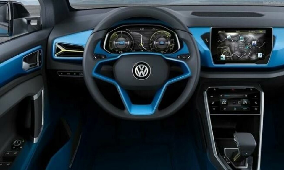Dette er interiøret på konseptbilen i 2014. Mye tyder på at den ferdige modellen blir nokså lik. Dette er interiøret på konseptbilen i 2014. Mye tyder på at den ferdige modellen blir nokså lik.
