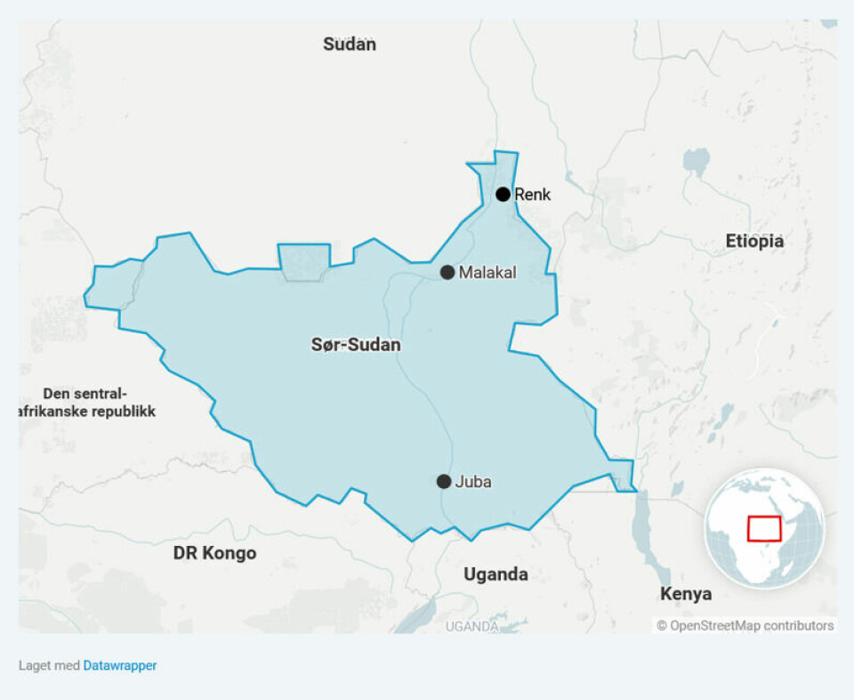 Flyktningstrømmen til Sør-Sudan: Elizabeth krysset grensen for fire timer siden – nå er sønnen født til et liv i usikkerhet