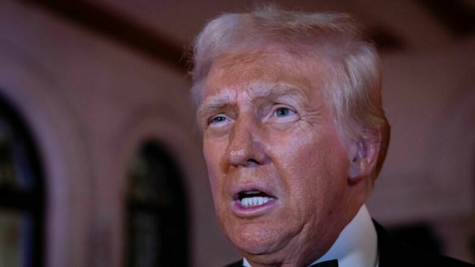 Kort tid etter drapet på Soleimani tvitret daværende president Donald Trump et bilde av det amerikanske flagget. Foto: Eva Marie Uzcategui / GETTY IMAGES NORTH AMERICA / Getty Images via AFP
