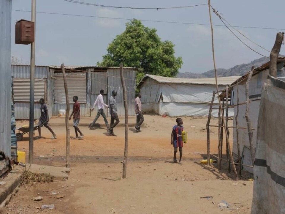 I IDP-camp 1 i Juba bor det rundt 16.000 flyktninger. I IDP-camp 1 i Juba bor det rundt 16.000 flyktninger. Foto: Andrea Gjestvang