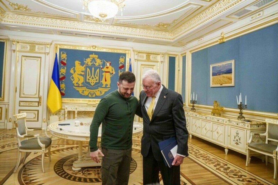 USAs spesialutsending for Ukraina og Russland, Keith Kellogg, møtte torsdag Ukrainas president Volodymyr Zelenskyj i Kyiv.