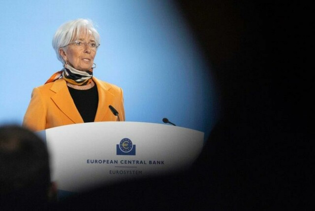ECB-sjef Christine Lagarde fotografert tidligere i år.