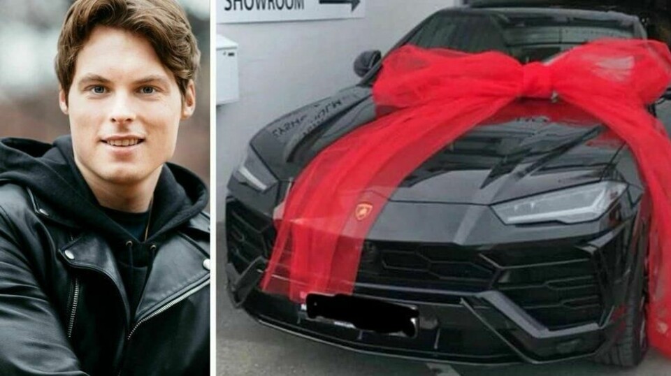 Bilentusiast Gustav Magnar Witzøe har kjørt Lamborghini Urus siden 2019. Nå er den til salgs.