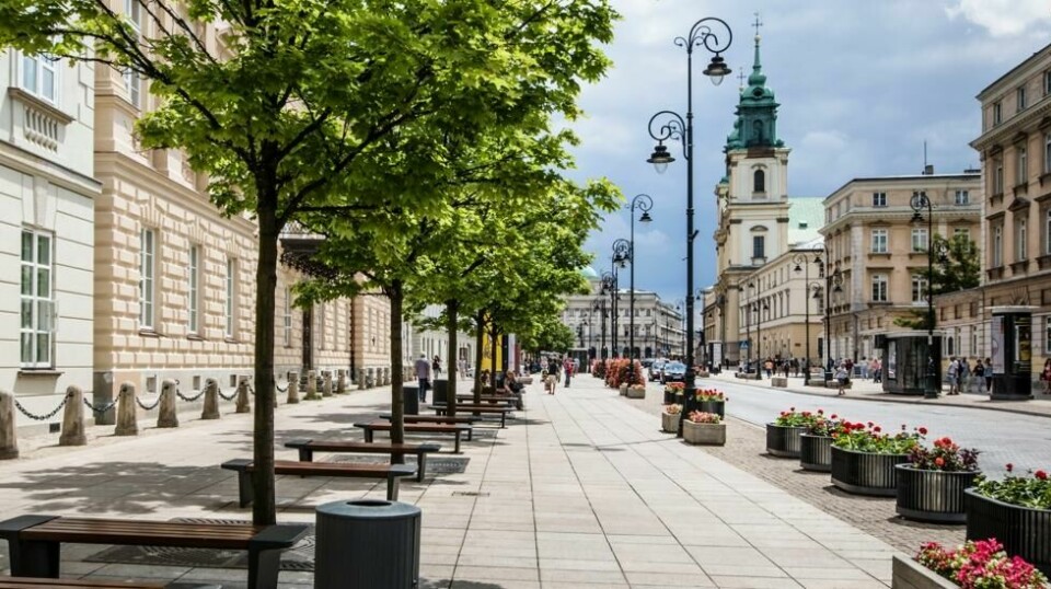 Mange nordmenn besøker de polske storbyene i vårhalvåret. Illustrasjonsfoto viser Warszawa.