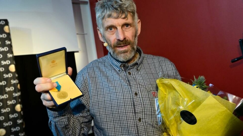 Den svenske skiløperen Thomas Wassberg tok, etter 33 år i tenkeboksen, imot gullmedaljen fra1980 OL i Lake Placid.